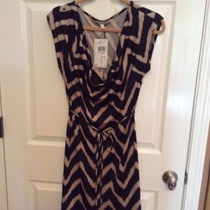 Acclaimed chevron print dress
